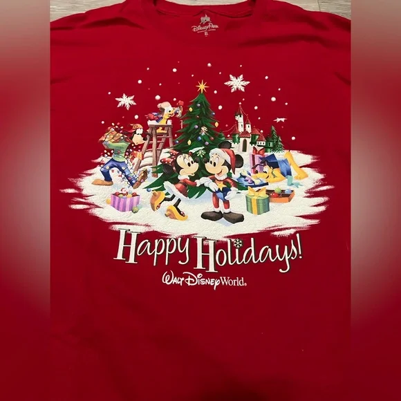 Disney World Happy Holiday tshirt XL - Picture 2 of 11